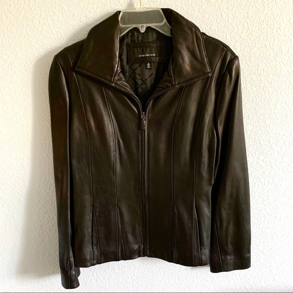 Jones New York Leather Jacket